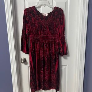 Medium Cato red/black dress